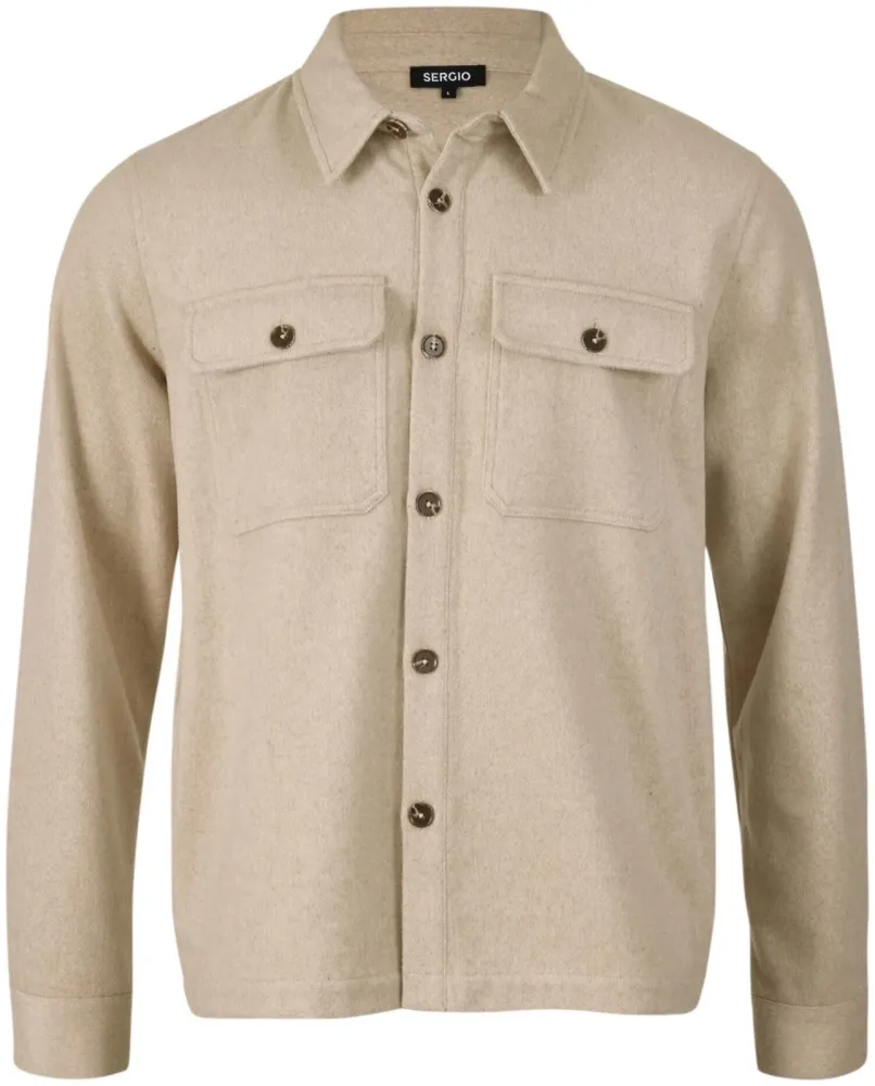 Sergio Overshirt braun L