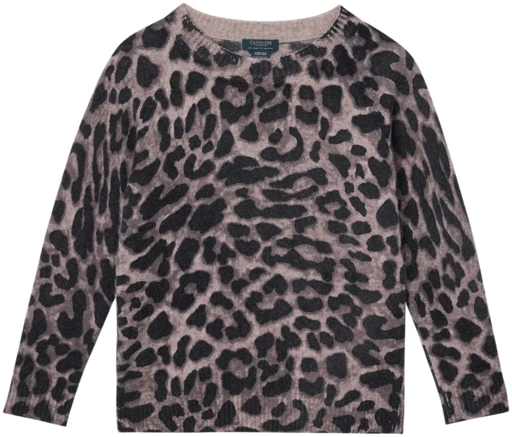Cashmere Kinder Pullover braun 98/104