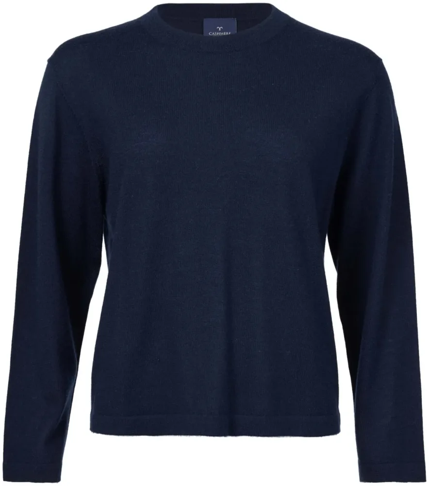 Cashmere Damen Pullover navy M