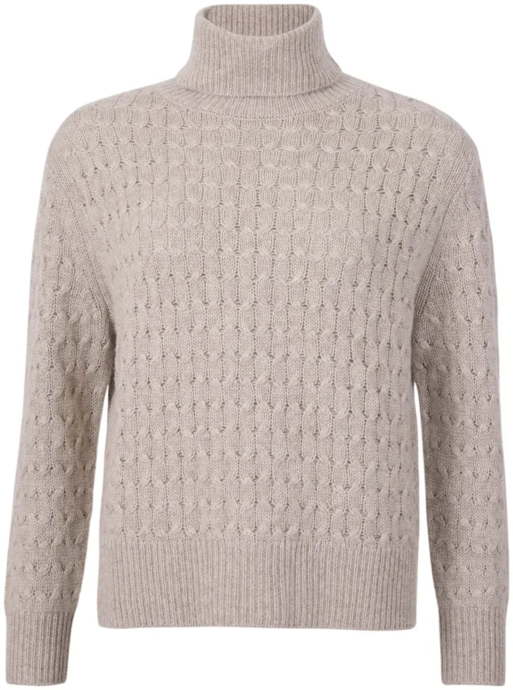 Cashmere Damen Pullover hellbraun XS