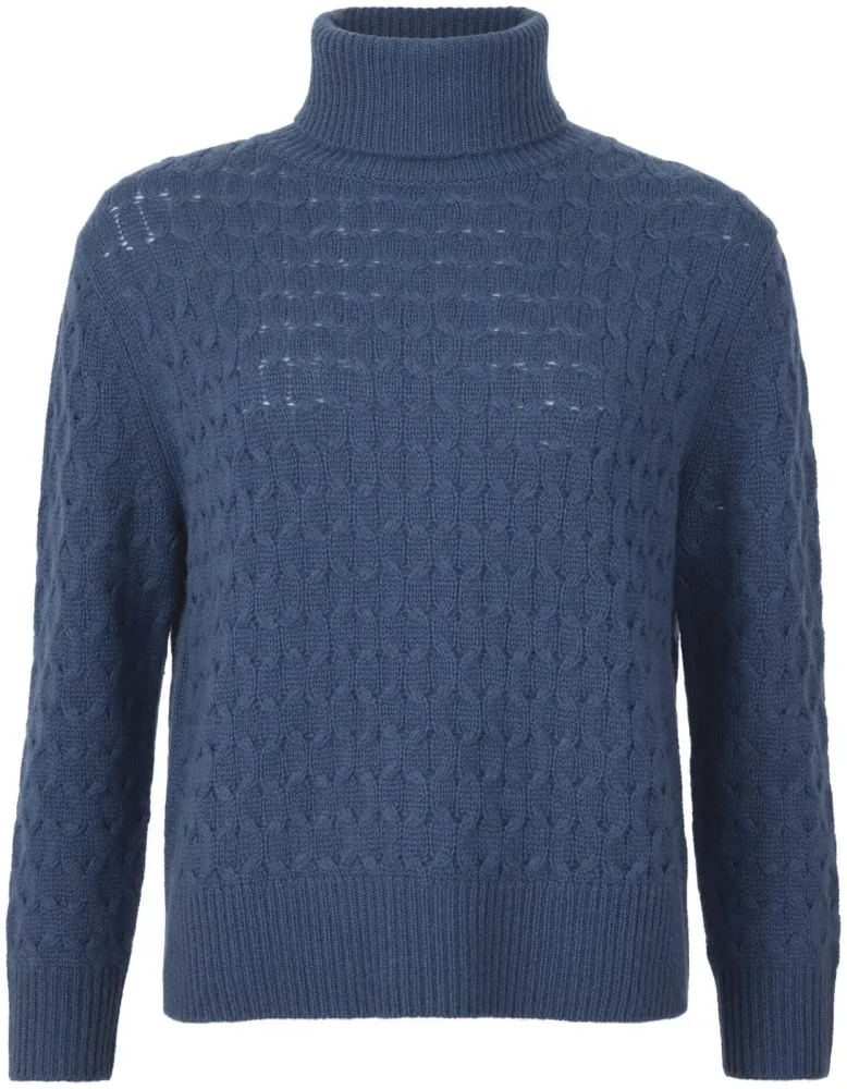 Cashmere Damen Pullover dunkelblau XS