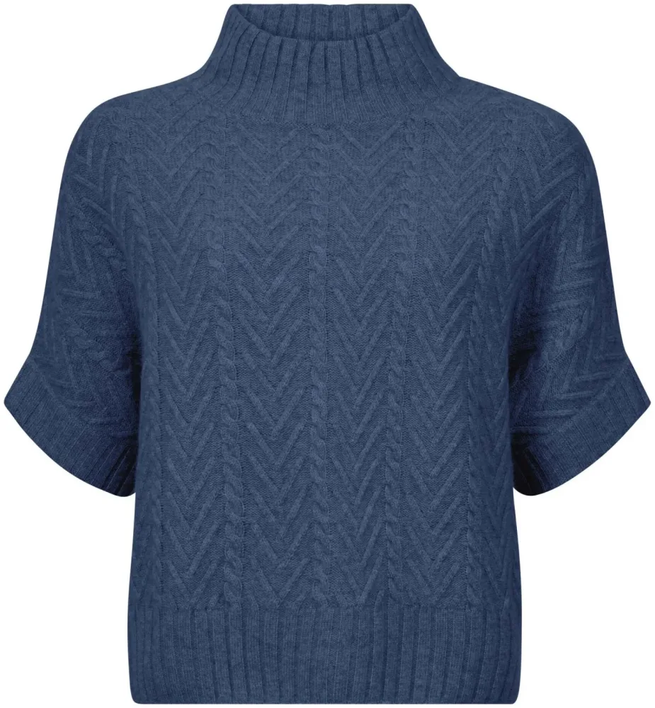 Cashmere Damen Pullover dunkelblau S