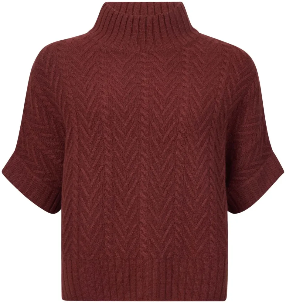 Cashmere Damen Pullover rost XL