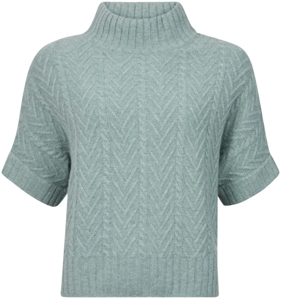 Cashmere Damen Pullover hellgrün M