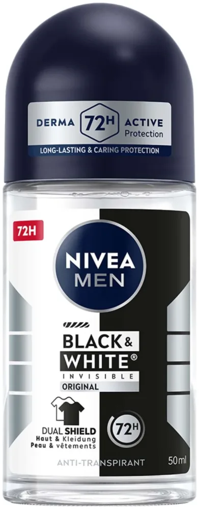 Nivea Black & White Invisible Original Deo Roll-on Male