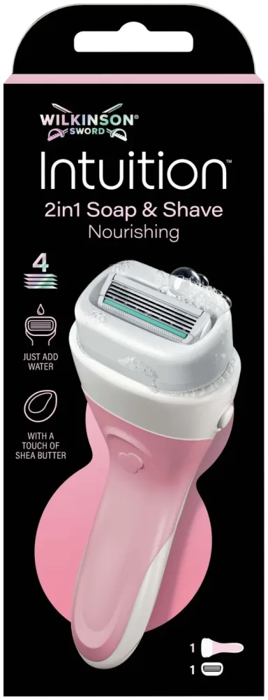 Wilkinson Intuition 2in1 Soap&Shave Nourishing Rasierer, 1 Stk.