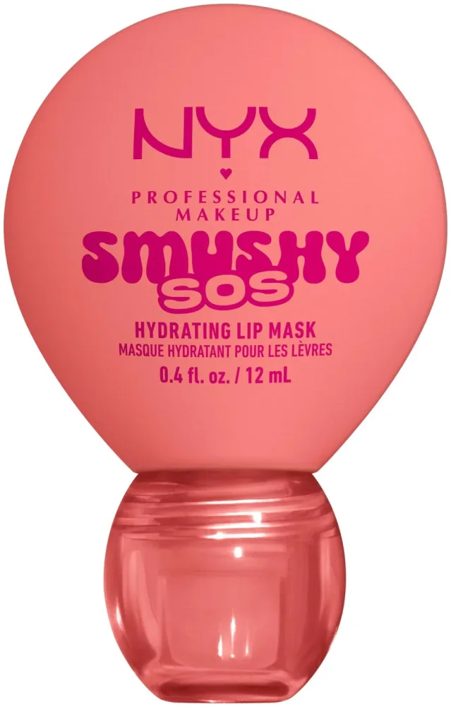 NYX Professional Makeup Smushy SOS Pflegender Glossy Lip Balm 03 Peachy Pamper, 12ml