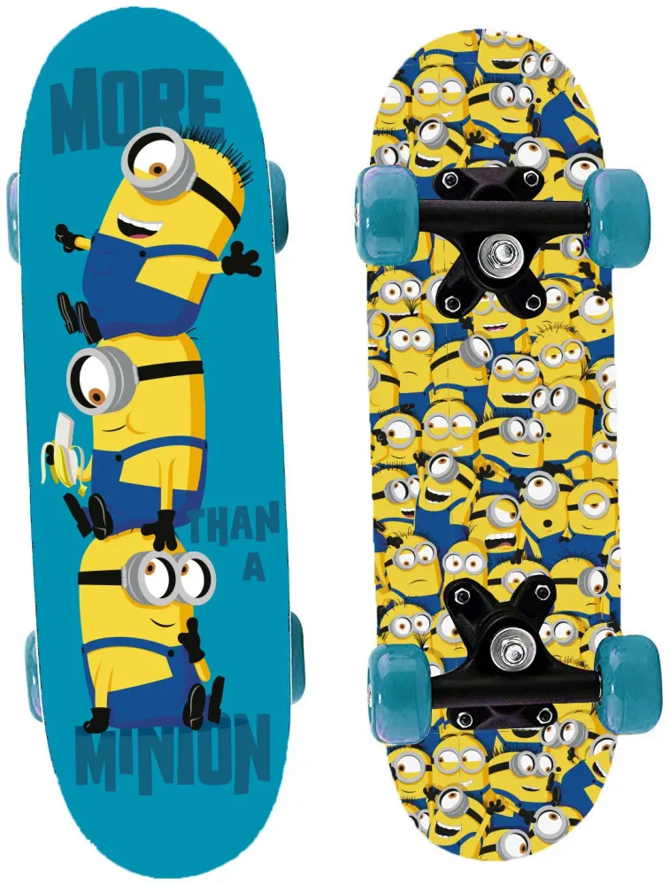 Minions Mini Skateboard Holz 43x12x8 cm