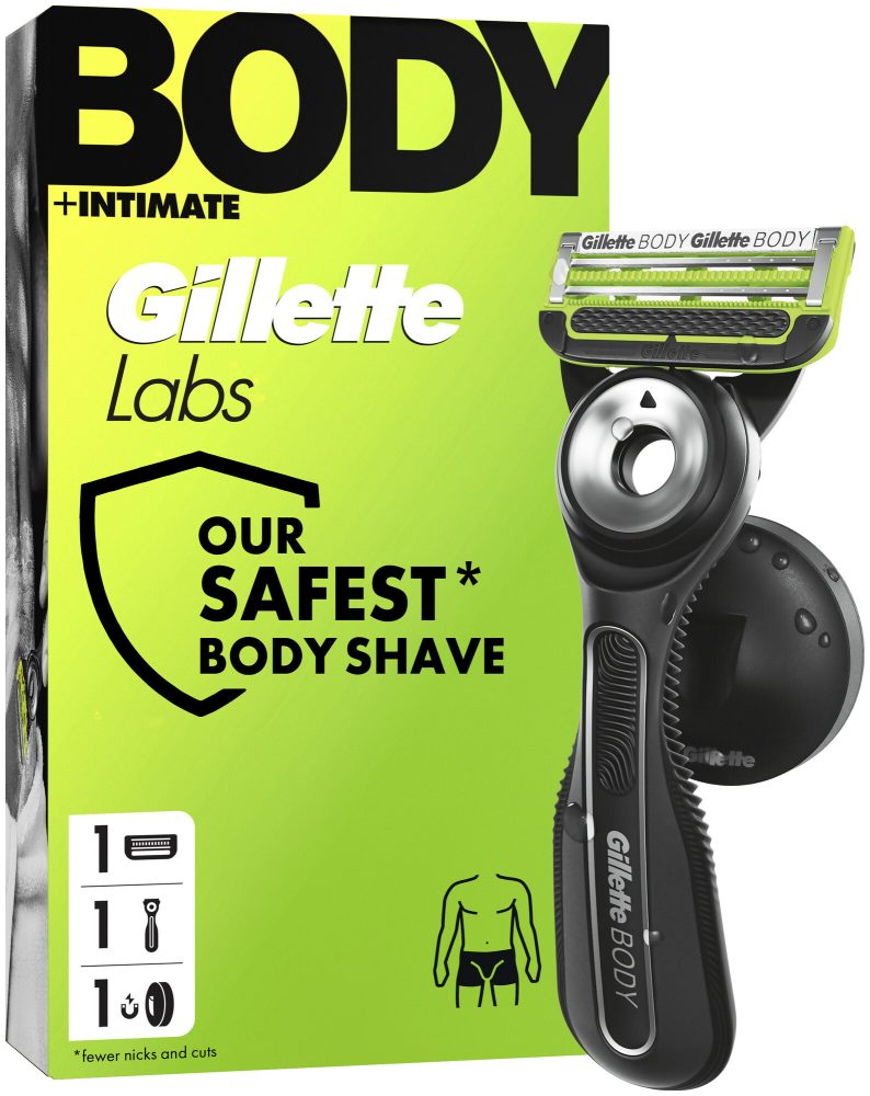 Gillette Labs Rasierer Body + Intimate mit 1 Klinge