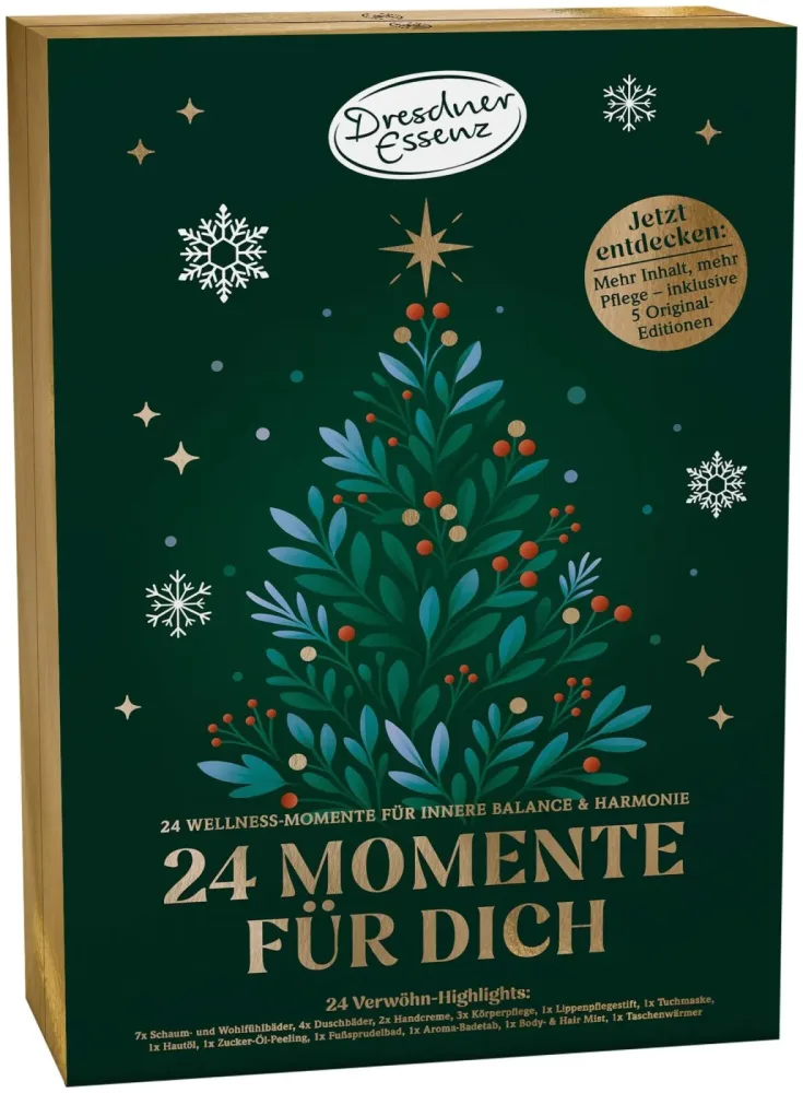 Dresdner Essenz Adventskalender 24 Momente für dich, 1300g