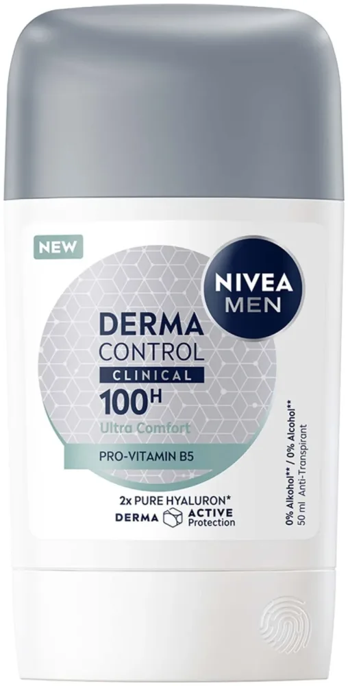 Nivea - Deo Derma Dry Control Stick Male, 50 ml
