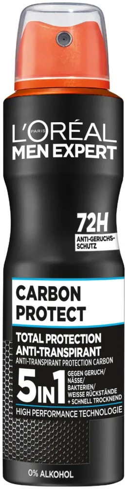 L'oréal Paris L'Oréal Men Expert Deo Spray Carbon Protect 5-in-1, 150ml