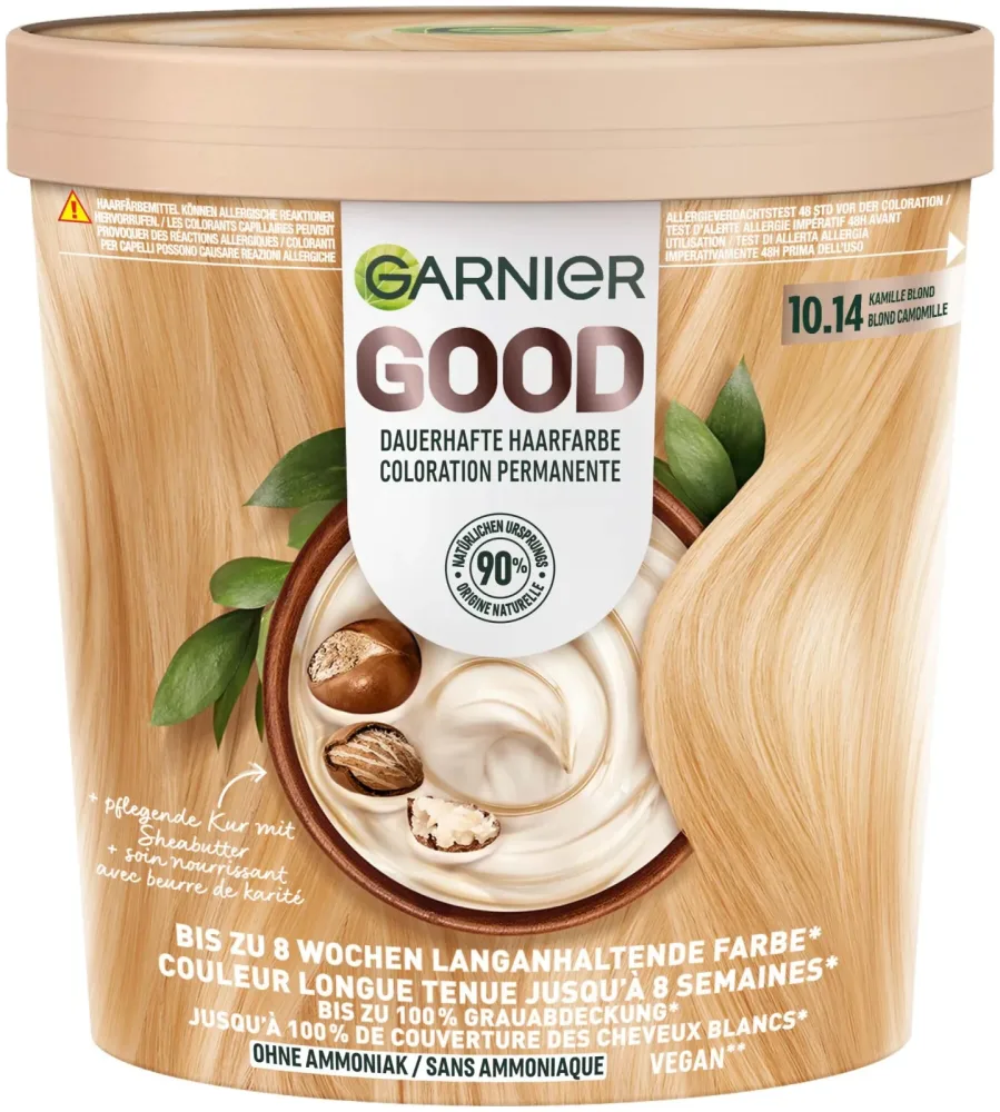 Garnier Good Dauerhafte Haarfarbe 10.14 Kamille Blond