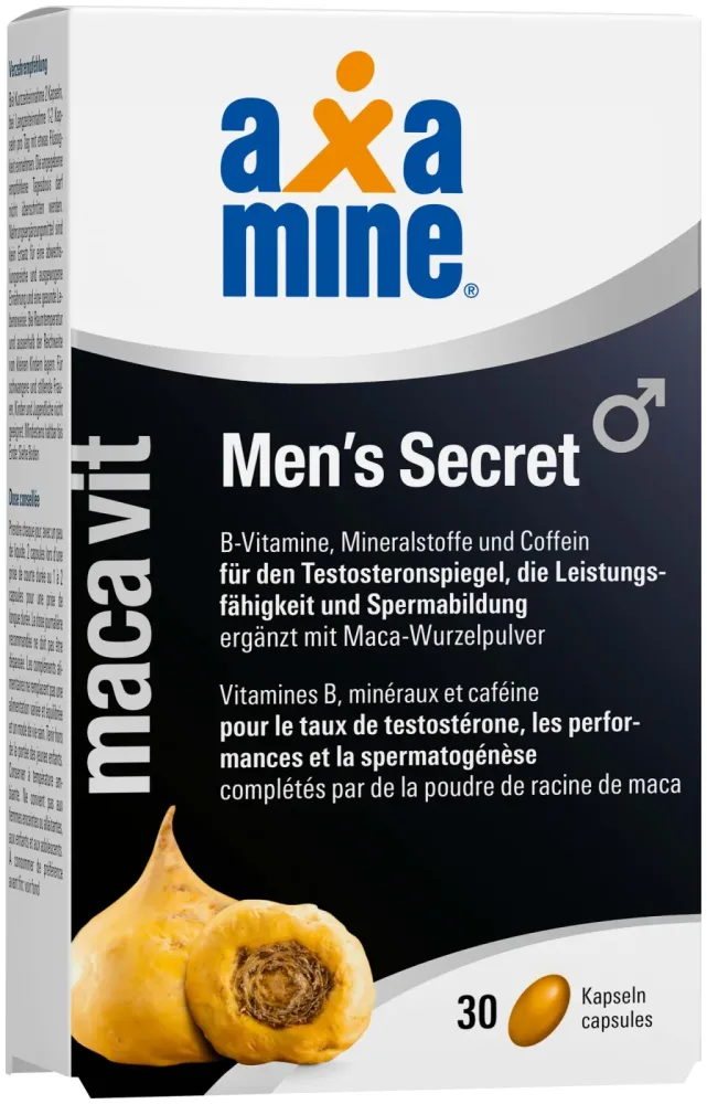 Axamine macaVit Men's Secret 30 Kapseln