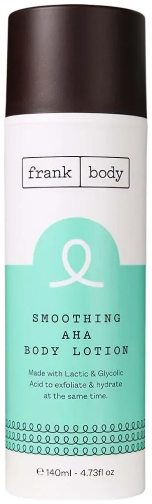 Frank Body Smoothing AHA Body Lotion Körperlotion mit AHA & Mangobutter 140 ml