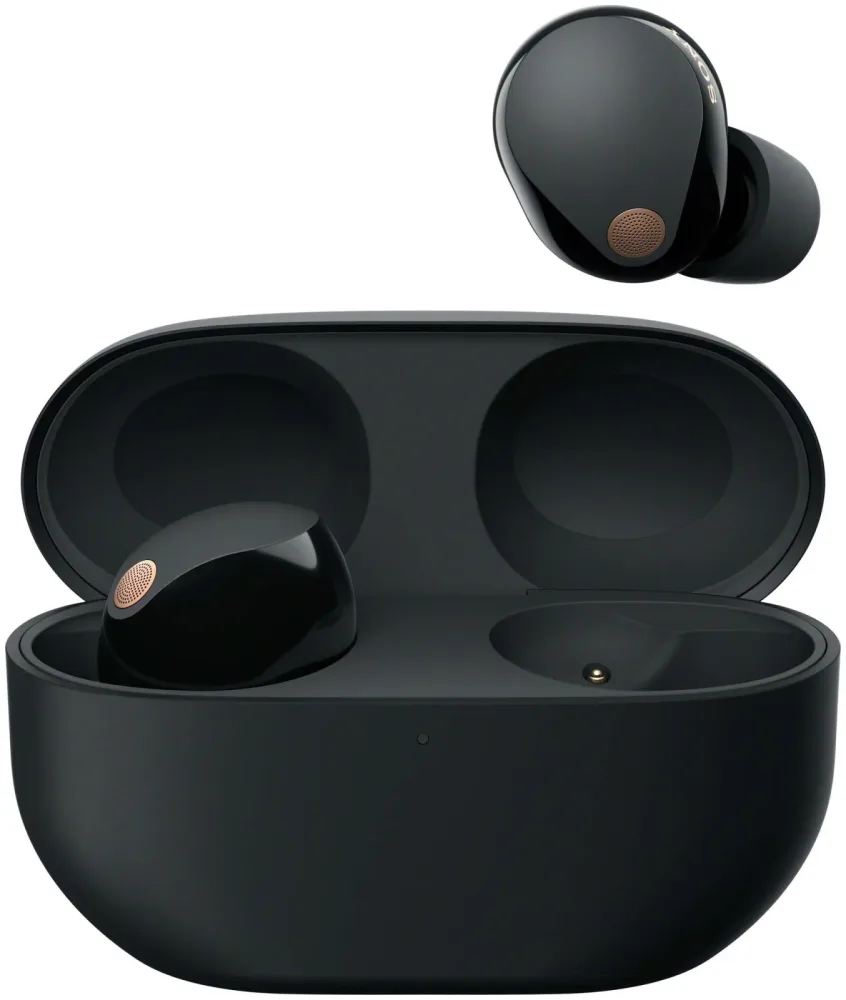 Sony WF-1000XM5 In Ear Headset Bluetooth® Stereo Schwarz High-Resolution Audio, Noise Cancelling Batterieladeanzeige,
