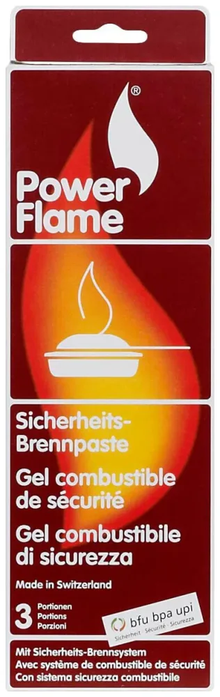 Powerflame Sicherheits Brennpaste (3 x 80g)