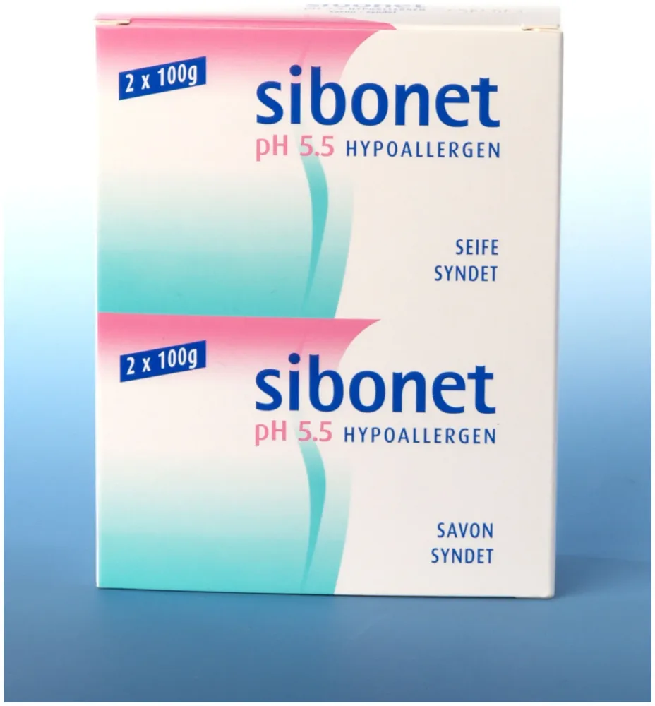 Sibonet pH 5.5 Hypoallergen Seife 2 Stück