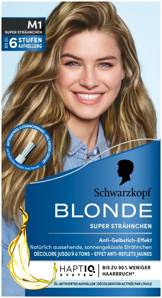 Schwarzkopf Blonde Super Strähnchen M1