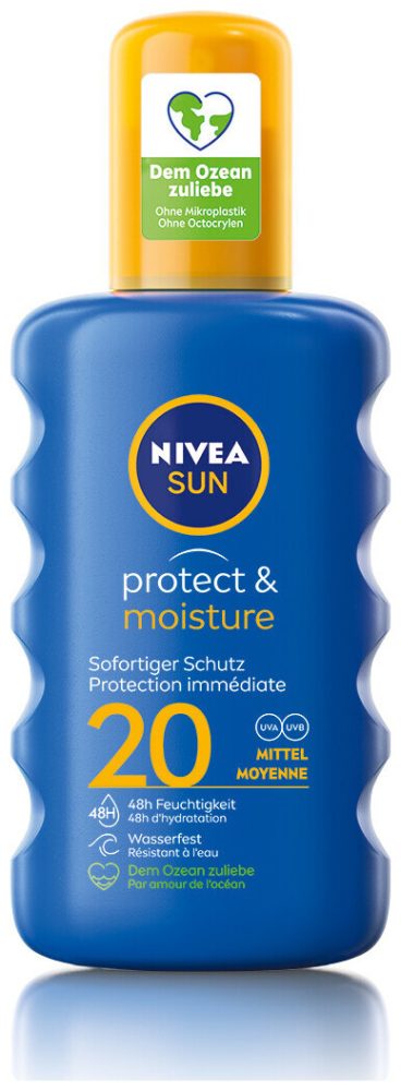Nivea Protect & Moisture Sonnenspray LSF 20