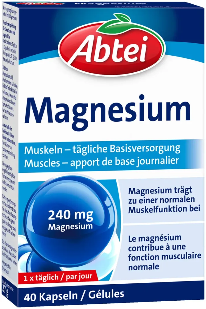 Abtei Magnesium 40 Kapseln
