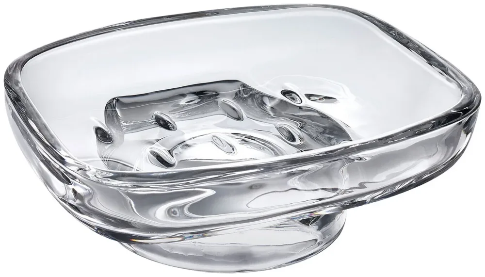 diaqua® Diaqua Seifenschale Chic Glasklar | 4.5 × 12.5 × 10 cm