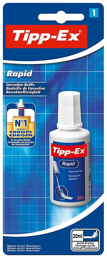 Tipp-Ex Rapid Korrektur-Fluid 1 Stück