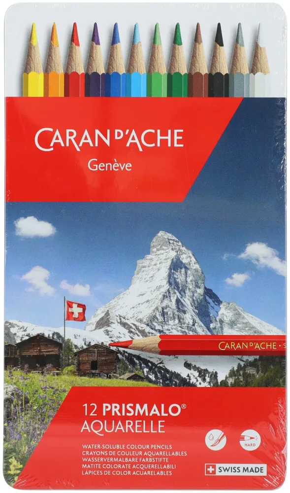 Caran d'Ache Prismalo Farbstifte Sort. 12 Stk-FSC