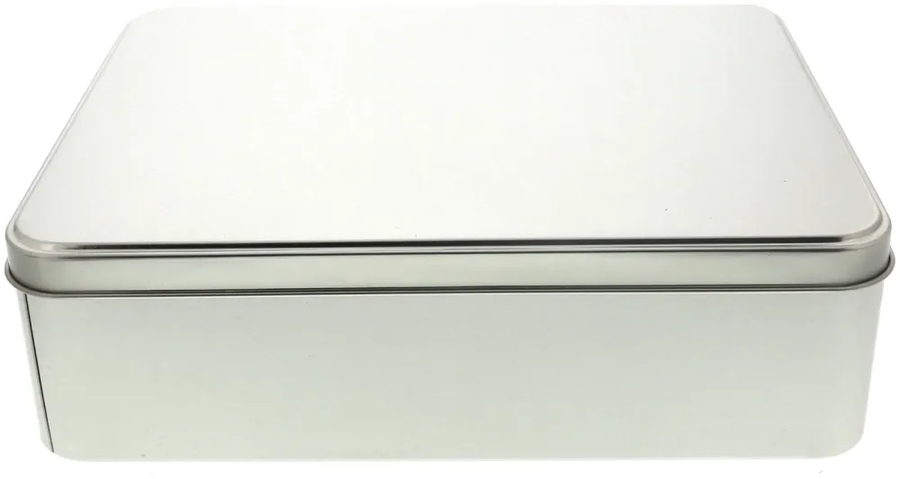 Dose silber 26x20cm