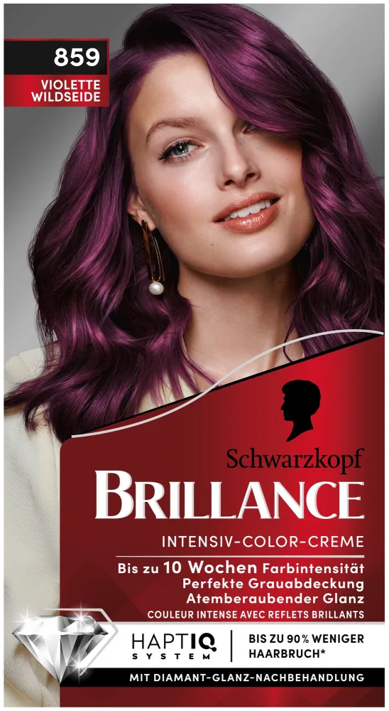 Schwarzkopf Brillance Intensiv-Color-Creme 859 Violette Wildseide