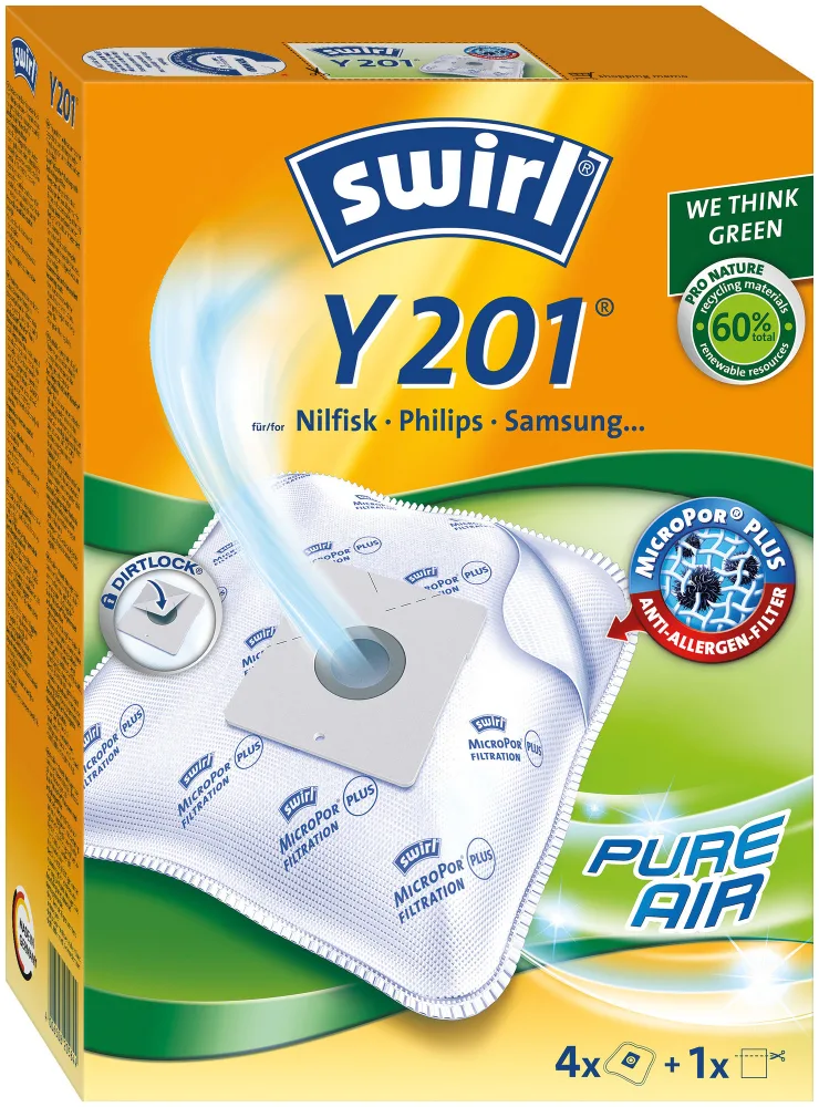 Swirl Staubbeutel Y 201 MicroPor plus
