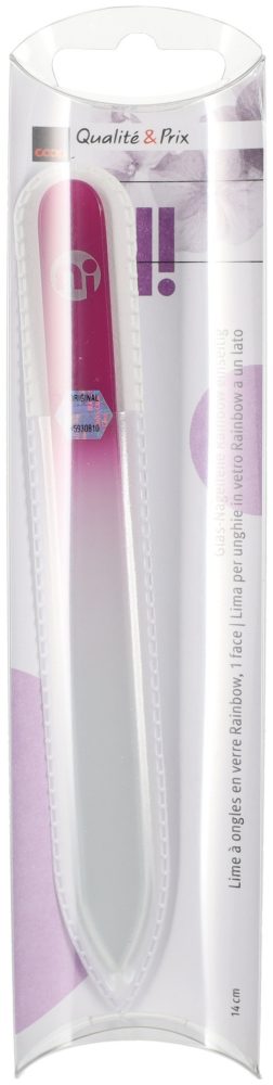 well Glas-Nagelfeile Rainbow 14cm