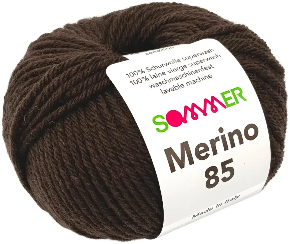 Sommer Merino 85 269 Handstrickgarn 100% Merino Superwash mocca 50g