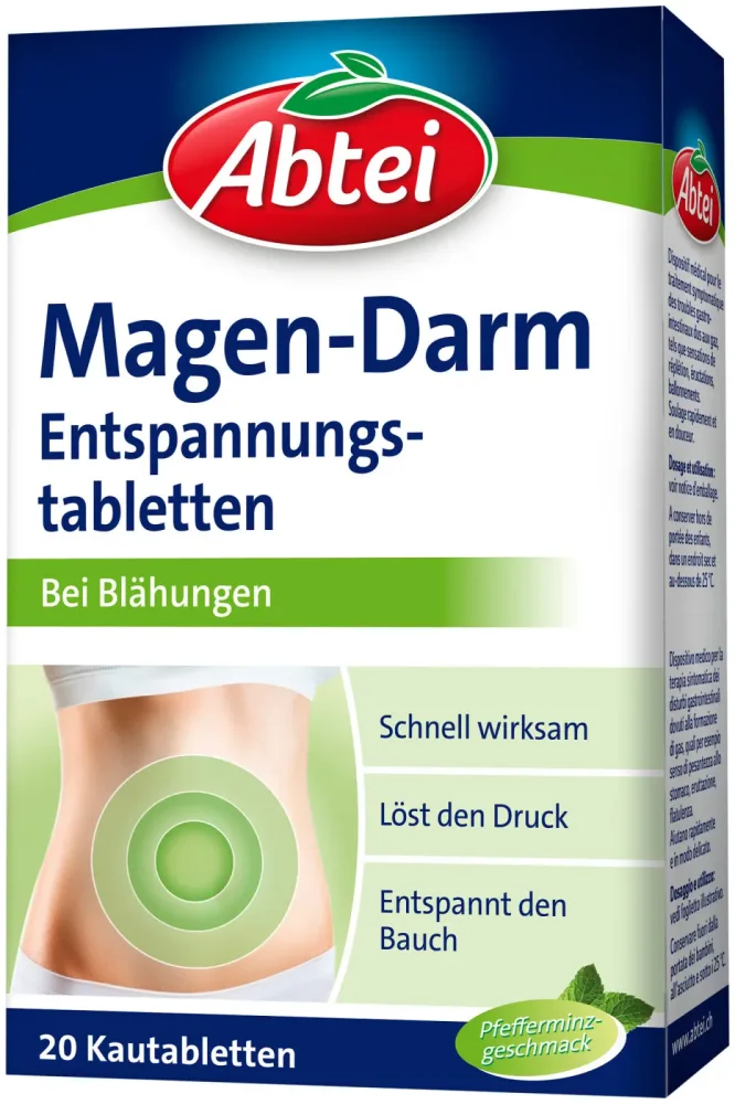 Abtei Magen-Darm Entspannung 20 Kautabeltten