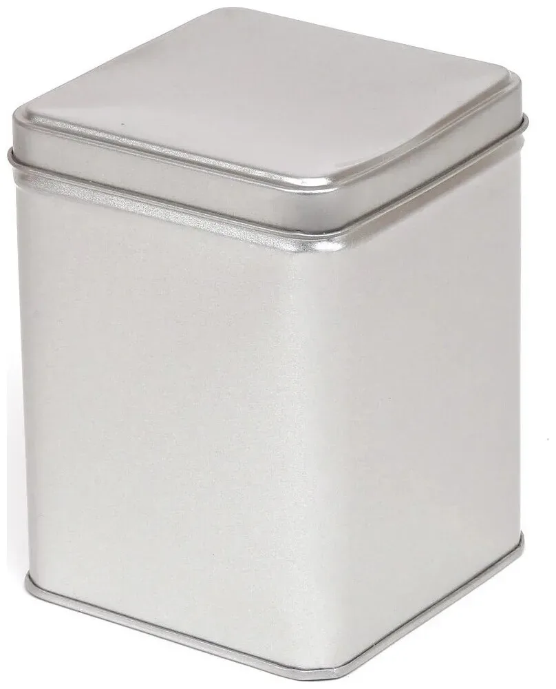 Dose silber 8.7x8.7x12cm