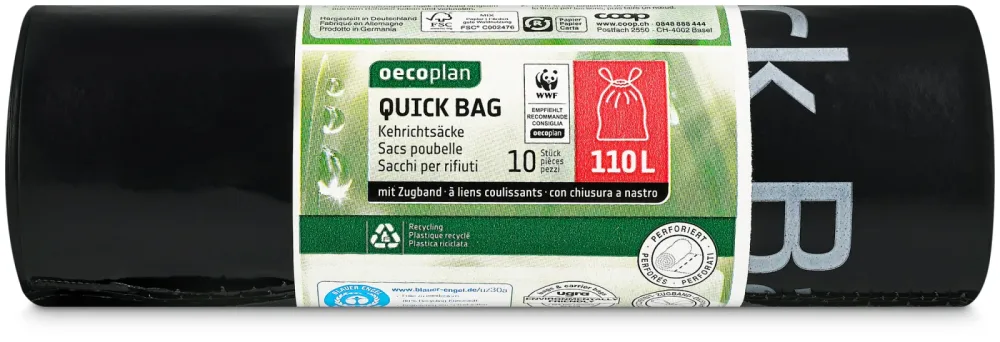 Oecoplan Quick Bag Abfallsack 110L 10 Stück