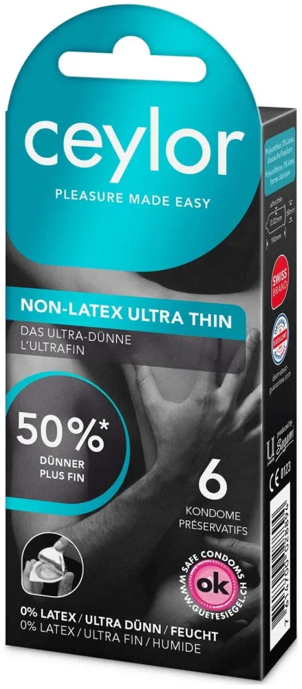 Ceylor Kondom Non Latex Ultra Thin 6 Stück