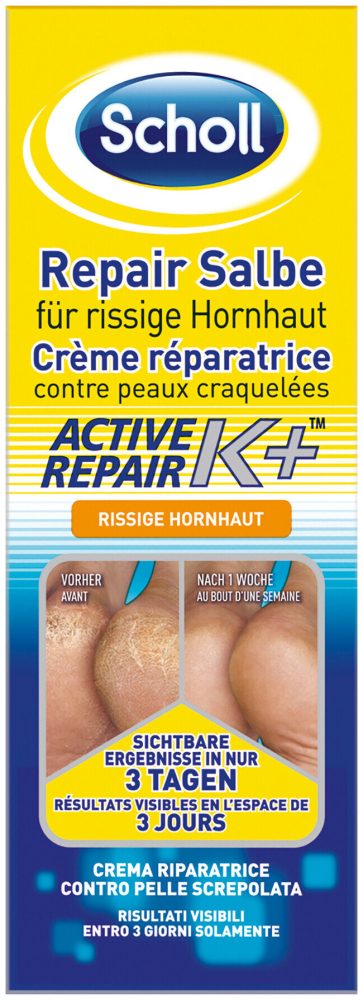 Scholl Repair Salbe für rissige Hornhaut Active Repair K+