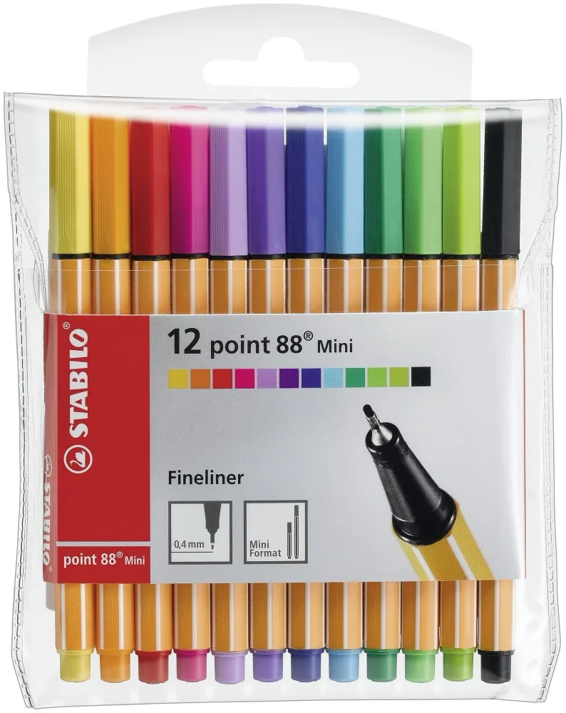 Stabilo Feinschreiber point 88 Mini 12er Etui
