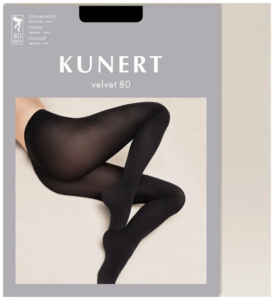 Kunert Strumpfhose Velvet 80 Black 36/38