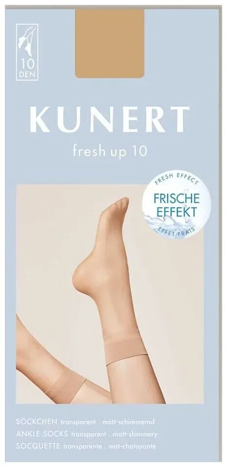 Kunert Fresh UP 10 Damen Fein Socken / Söckchen Teint 39/42