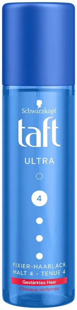 Taft Pump Ultra Fixier Haarlack Gestärktes Haar