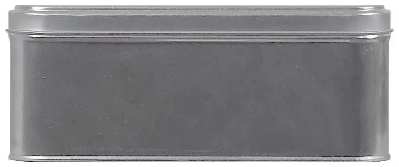 Dose silber 18x18cm