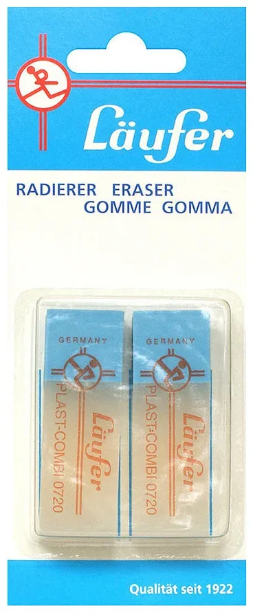 Läufer Radiergummi Combi Plast 720 2 Stück