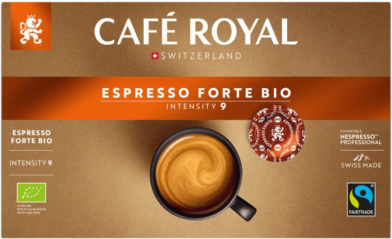 CAFE ROYAL Kaffeepads Bio Havelaar 2002305 Espresso Forte 50Stk.