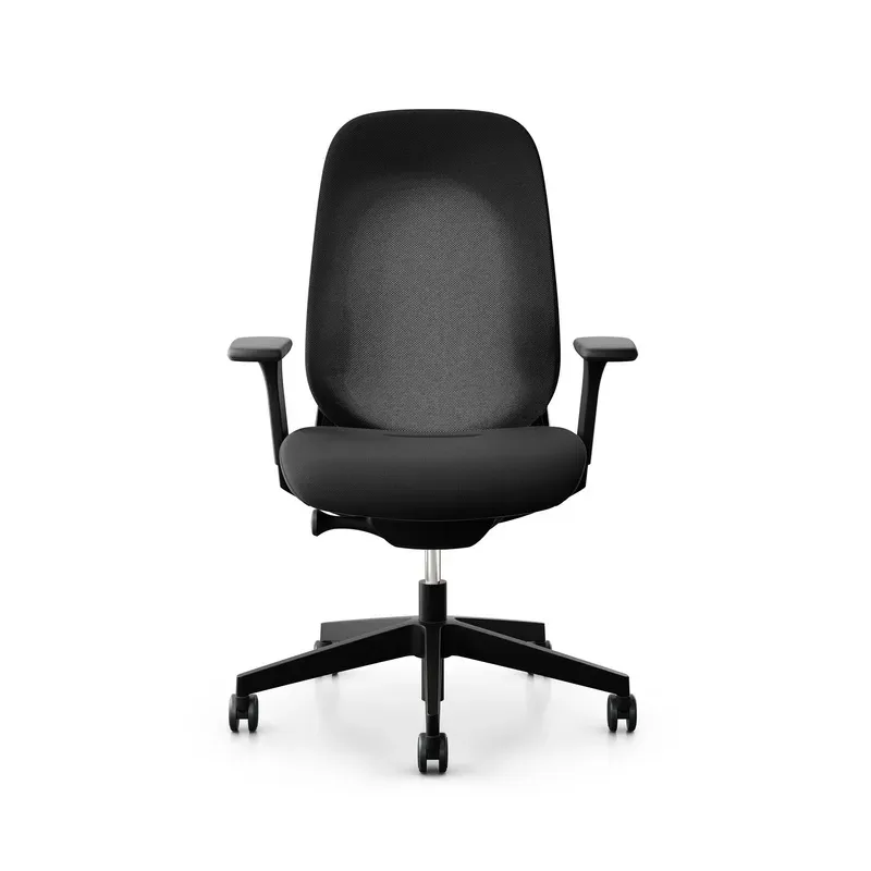 Giroflex office chair 40-4049 with 3D armrests, Black/Black, New, Ergonomic chair - ideal for flexible working