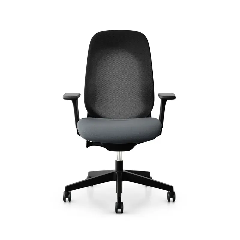 Giroflex office chair 40-4049 with 3D armrests, Gray/Black, New, Ergonomic chair - ideal for flexible working
