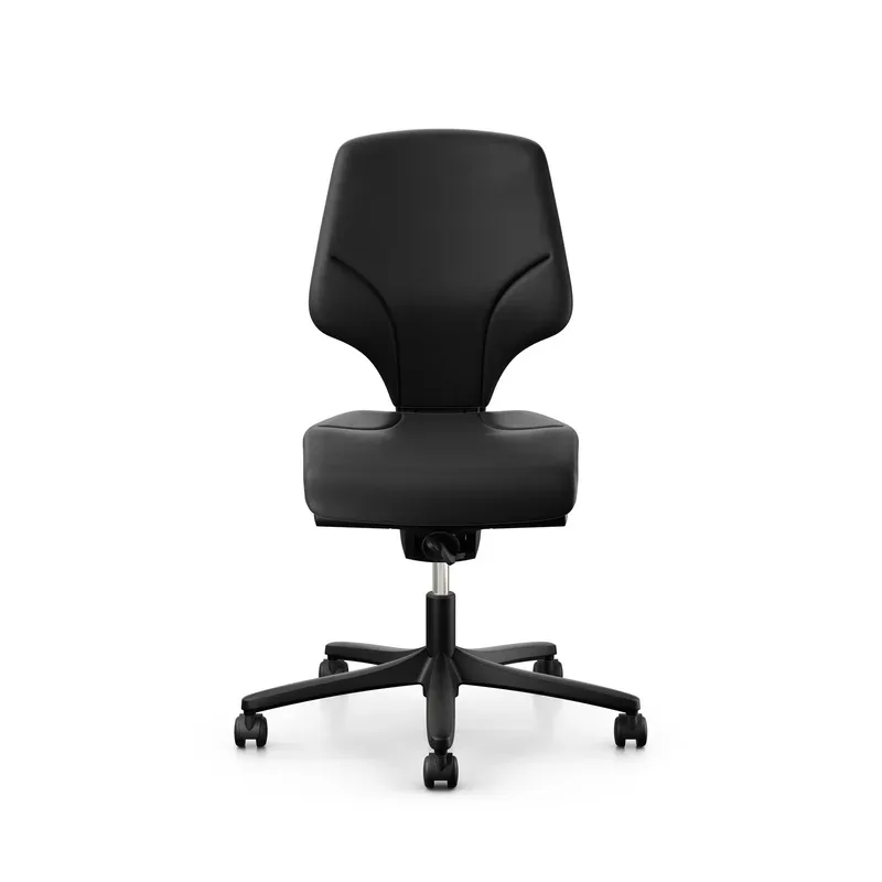 Giroflex 64-3078 LAB laboratory chair with fixed armrests, Black/Black, New, Ergonomic chair - ideal for flexible working