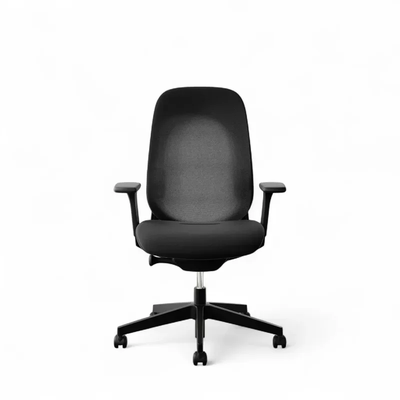 Office swivel chair Giroflex 40-4049 with 3D armrests, Black/Black, New, Ergonomic chair - ideal for flexible working