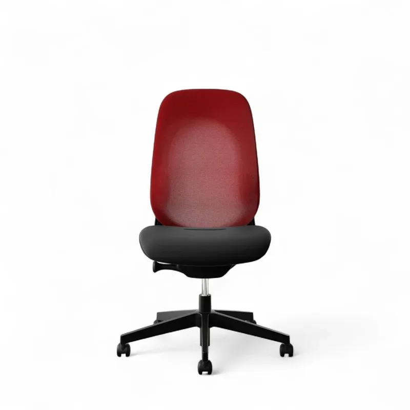 Office swivel chair Giroflex 40-4049 without armrests, Red/Black, New, Ergonomic chair - ideal for flexible working